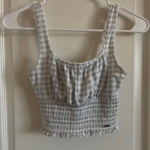 Hollister puff tank top